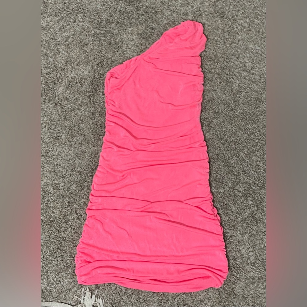 Bubble gum pink dress